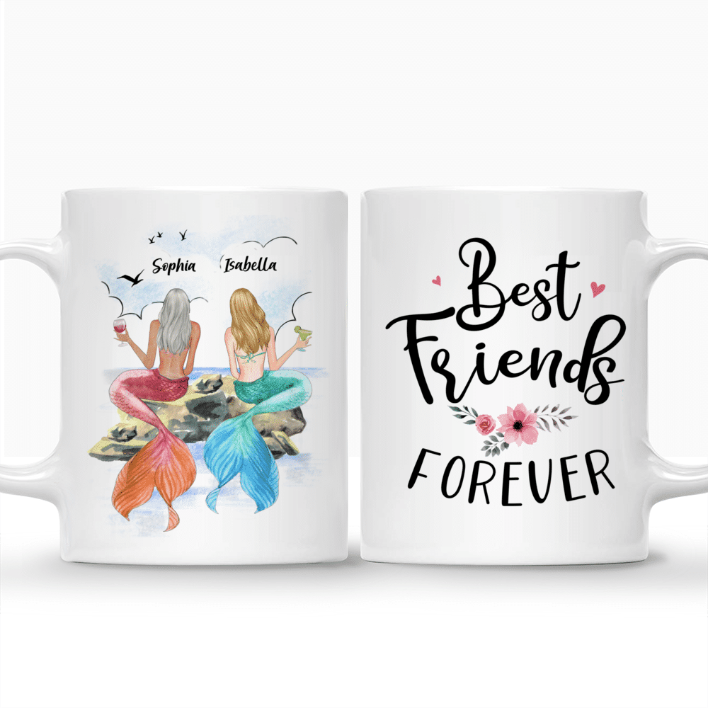 Personalized Mug - Best Friend Mermaid Girls - Best friends forever_3