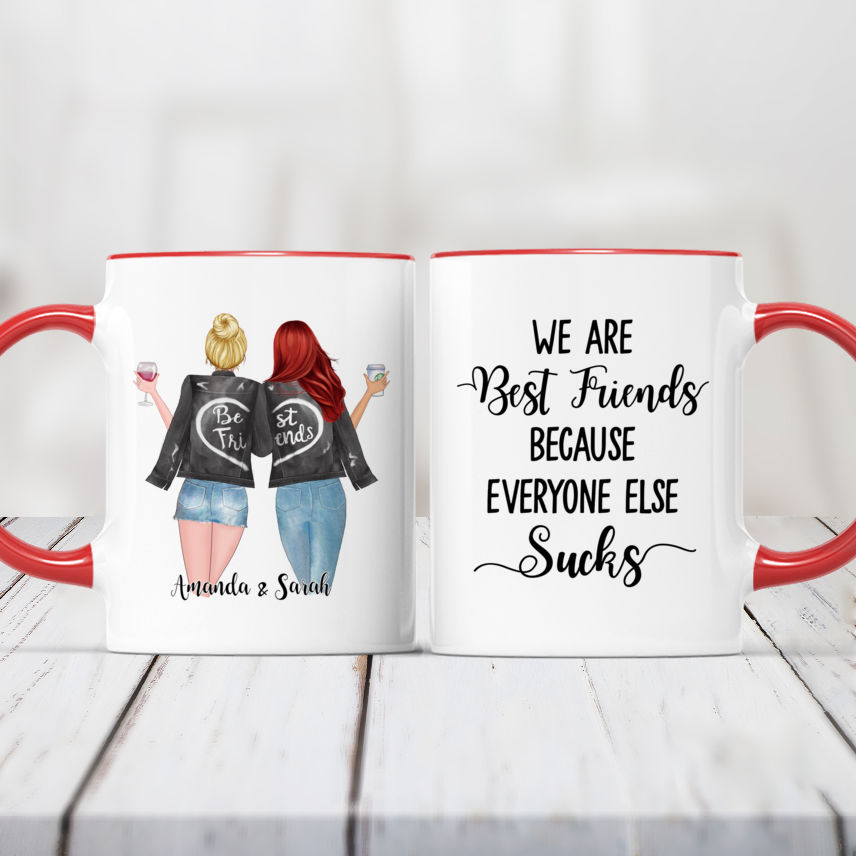 Custom Printed Best Friend Coffee Mug