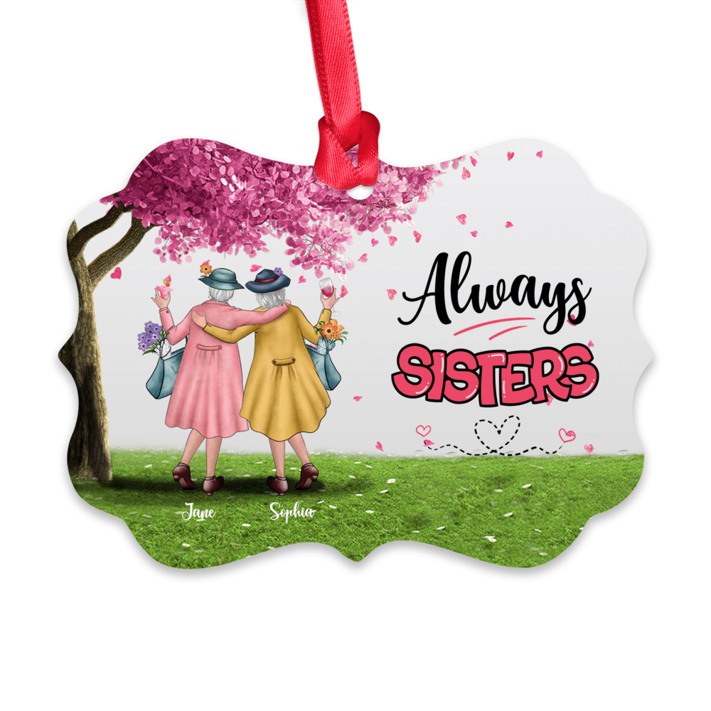 Personalized Ornament - 2 Sisters - Always Sisters (19628)_3