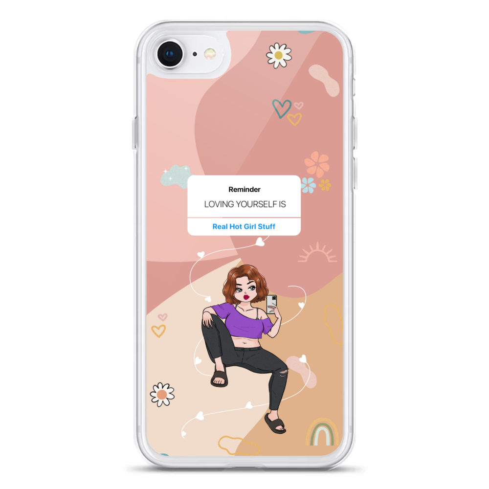 Personalized Iphone Case - Self-love - Reminder: Loving yourself is real hot girl sh*t_1