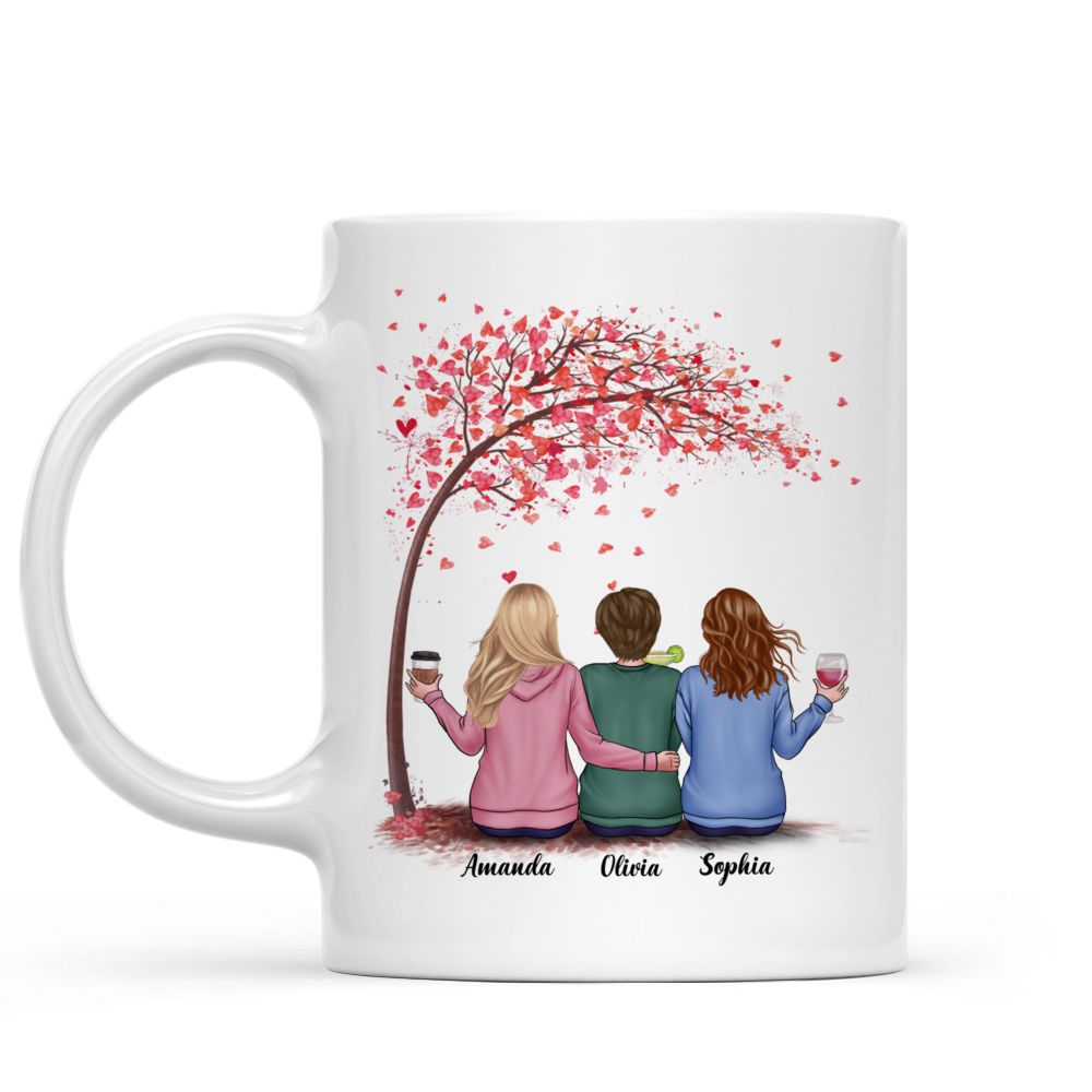Personalized Mug - Love Tree - We'll Be Friends Until We're Old And Senile, Then We'll Be New Best Friends (12C - 60S)_1