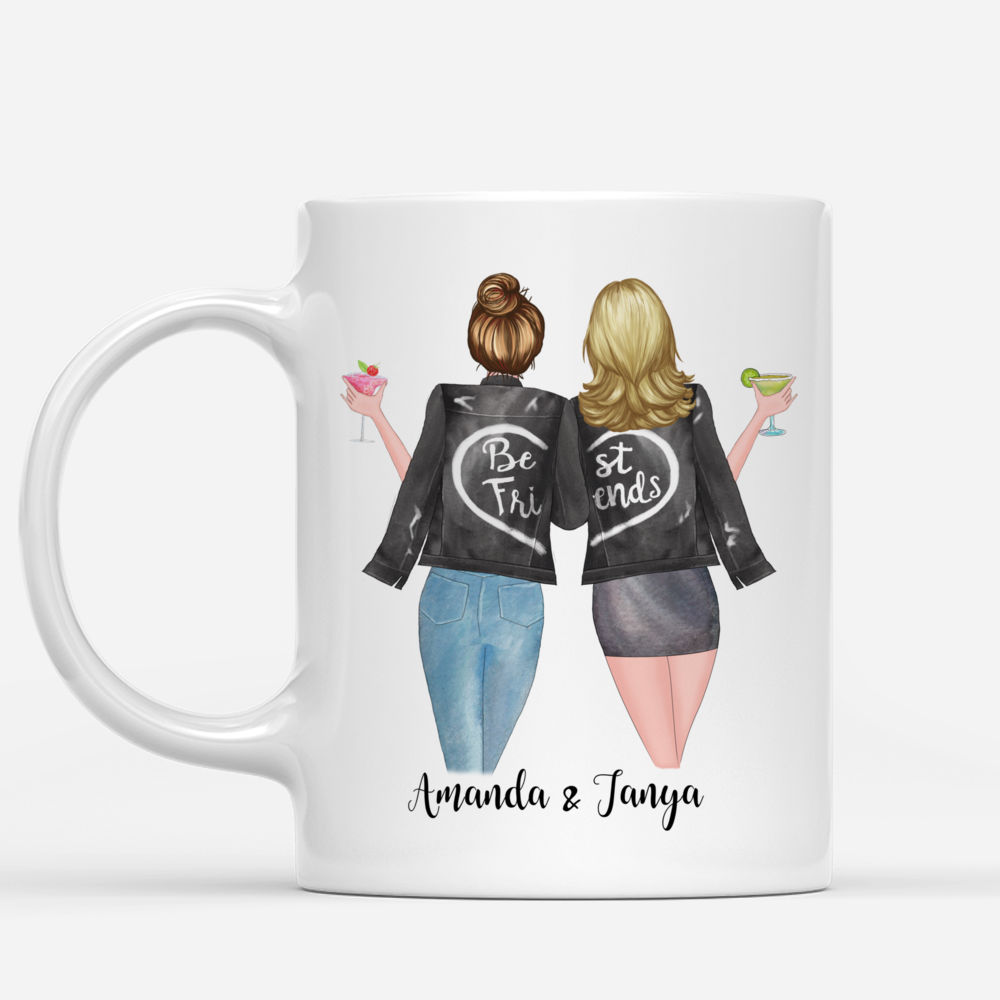 Best friends Gifts - Friendship Knows No Distance 50 States - Birthday Gifts, Christmas Gifts for Friends, Sisters - Personalized Mug_1