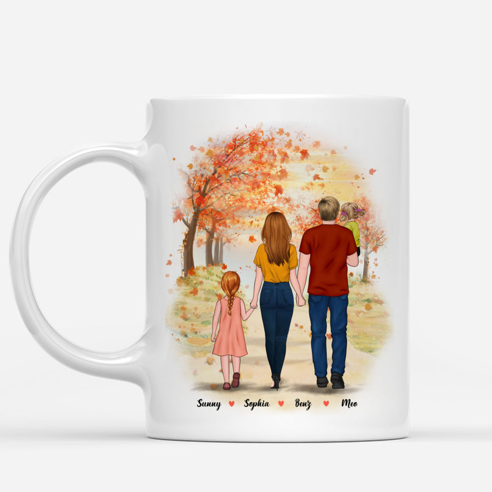 Personalized Mug - Life Is Beautiful With Family (Autumn Family)_1
