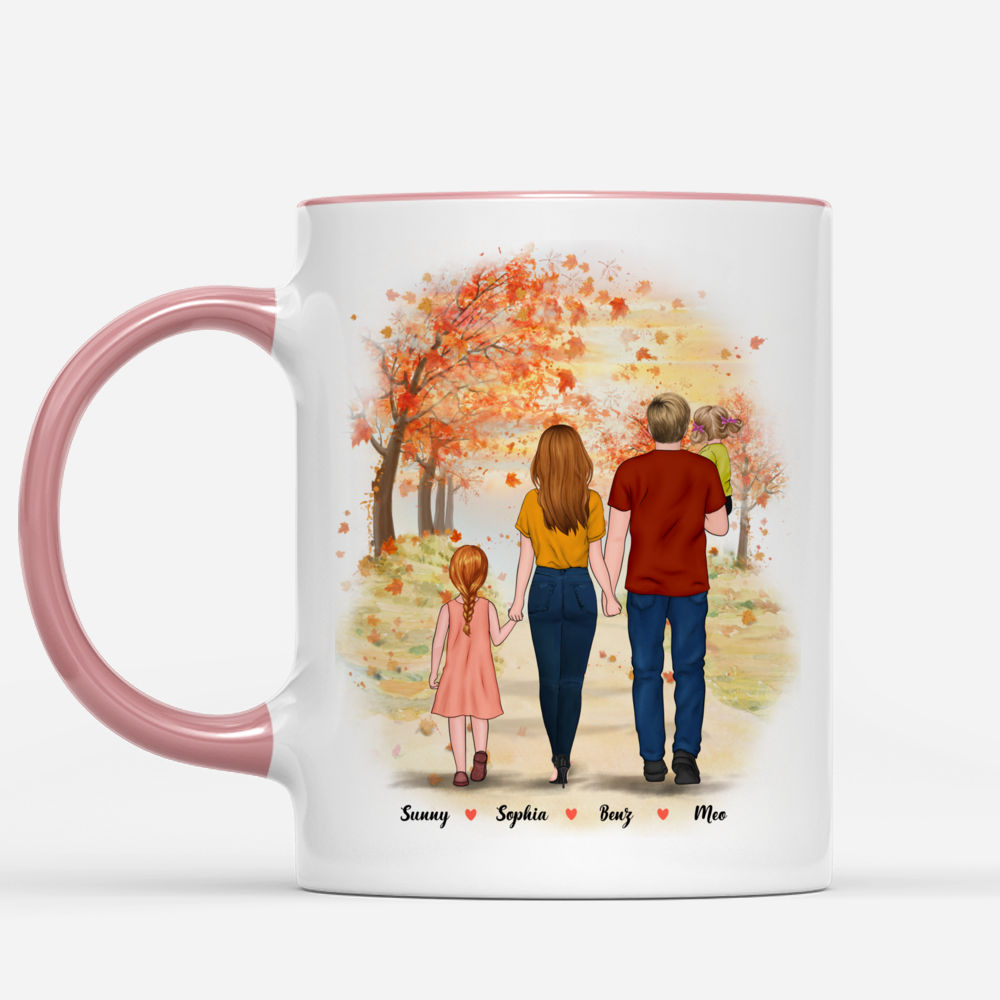 Personalized Mug - Life Is Beautiful With Family (Autumn Family)_1