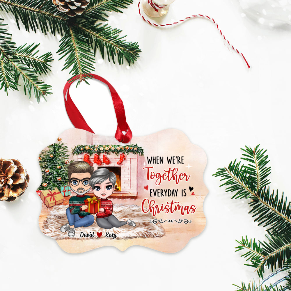 Personalized Ornament - Christmas Ornament - When we're together