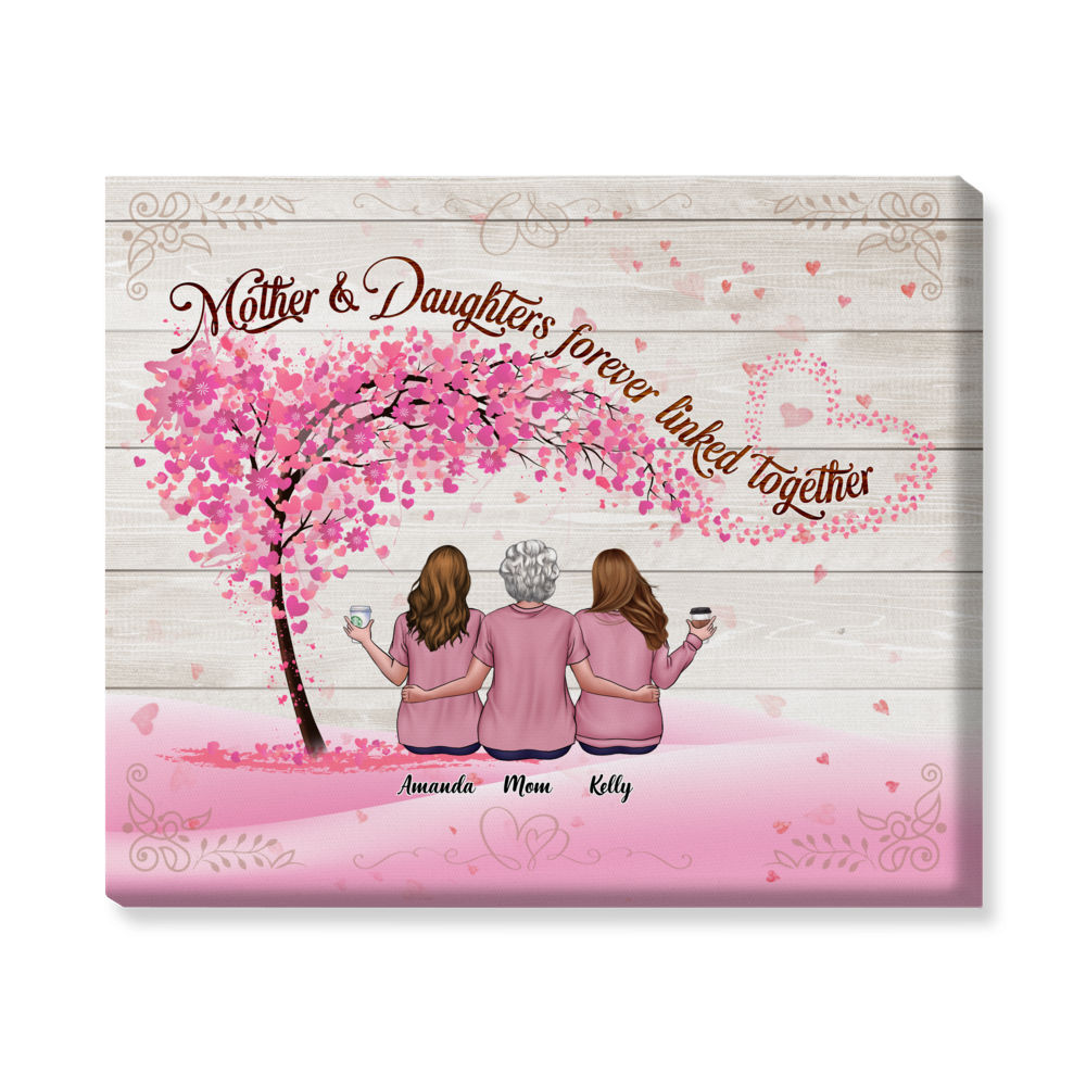 Meaningful Mother Daughter Gifts Mother's Day Personalized Gifts - Oh Canvas