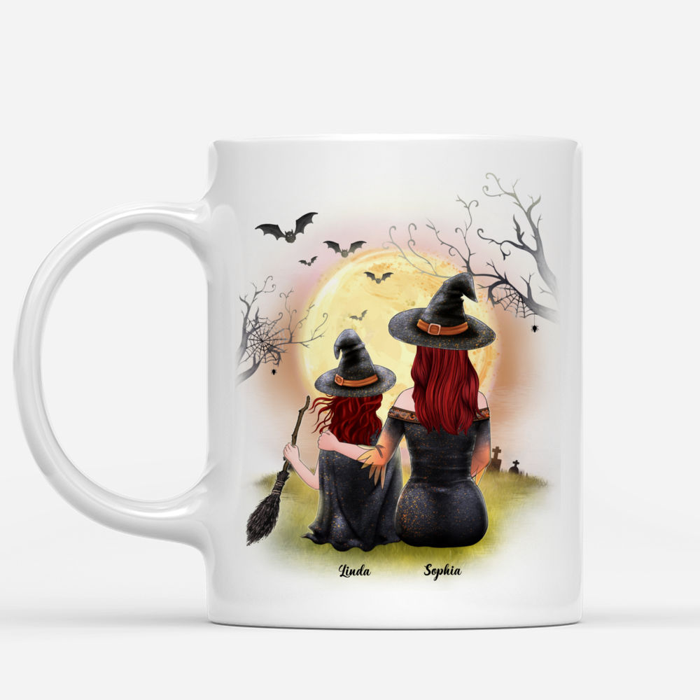 Personalized Mug - Witch Family - Just a wicked witch with her little monster_1