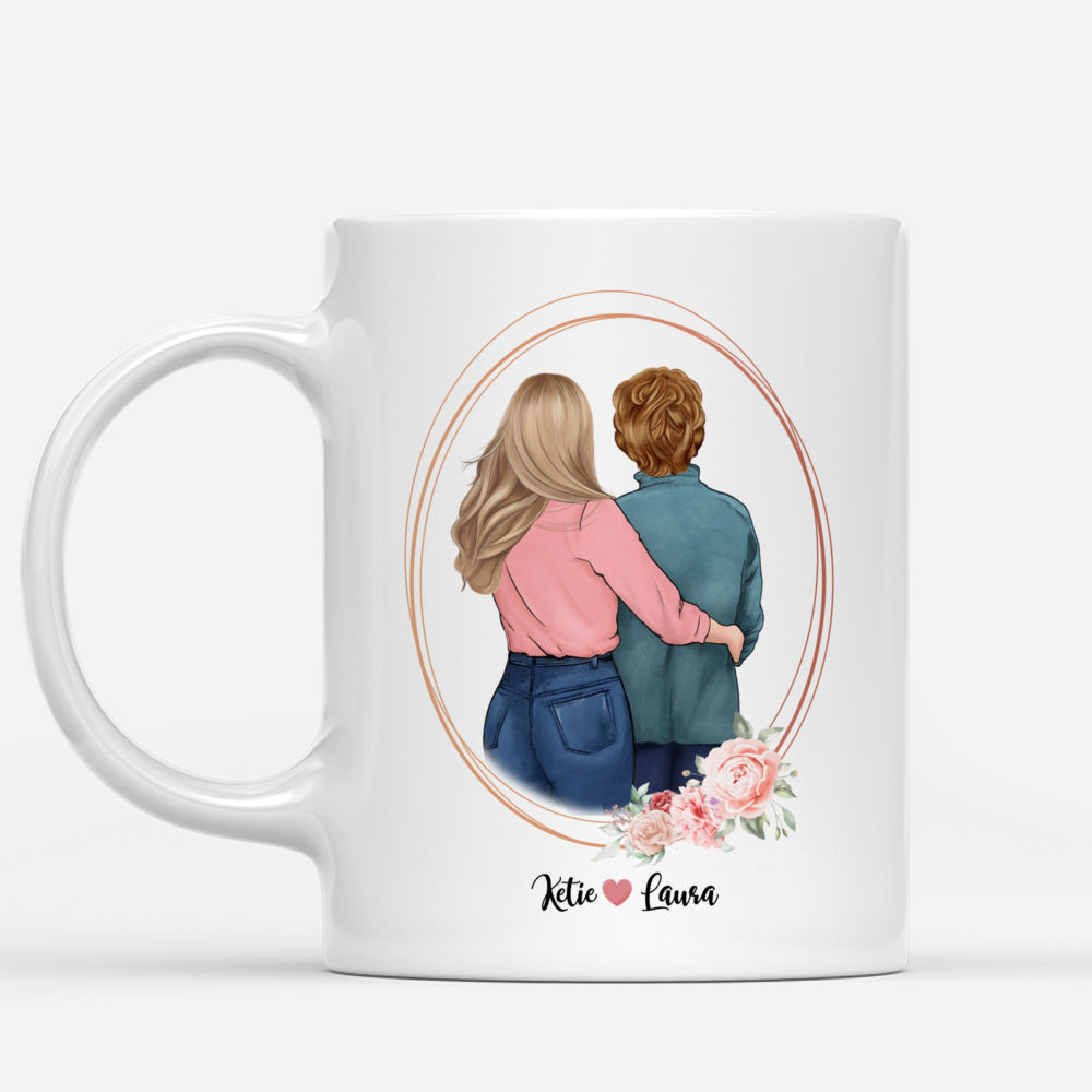 Personalized Mug - Mother & Daughter - The love between a Mother and Daughter is forever - Mother's Day, Birthday Gifts, Gifts For Mom, Daughters_1