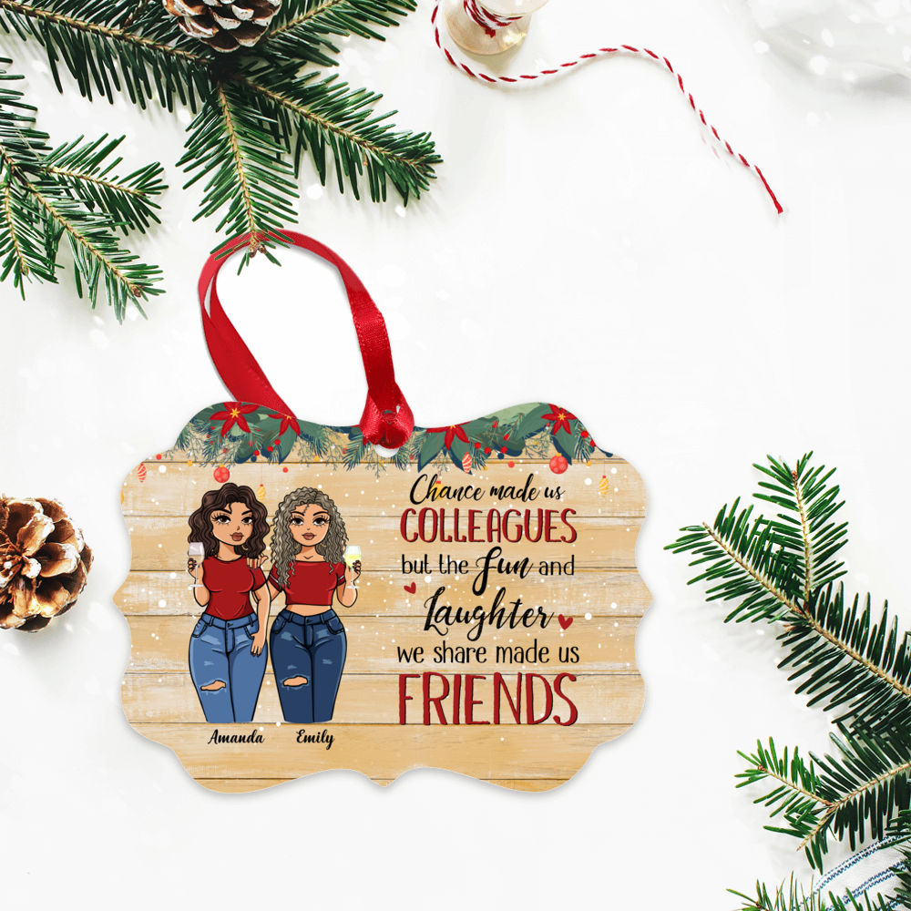 Personalized Ornament - Work Bestie Ornament - Christmas Gifts For