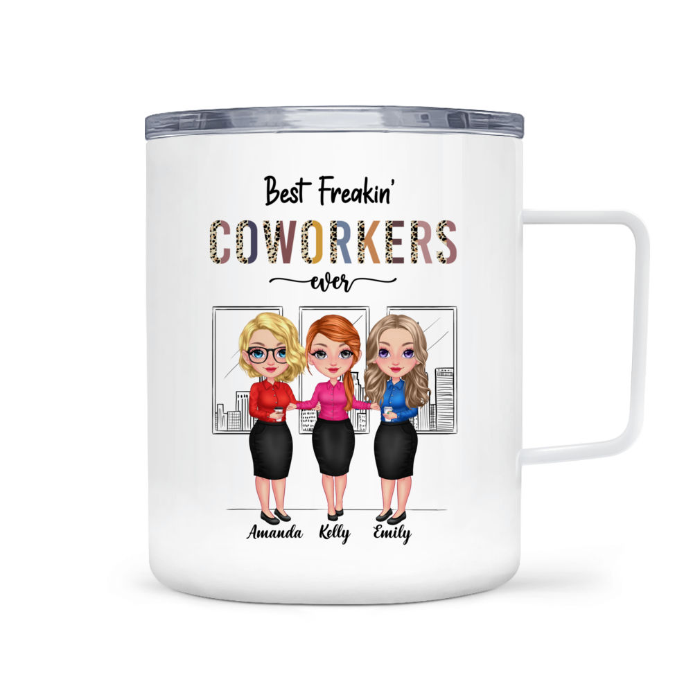 Emotional Support Coworker Mug, Coworker Best Friend Gift, Work Friend Mug,  F