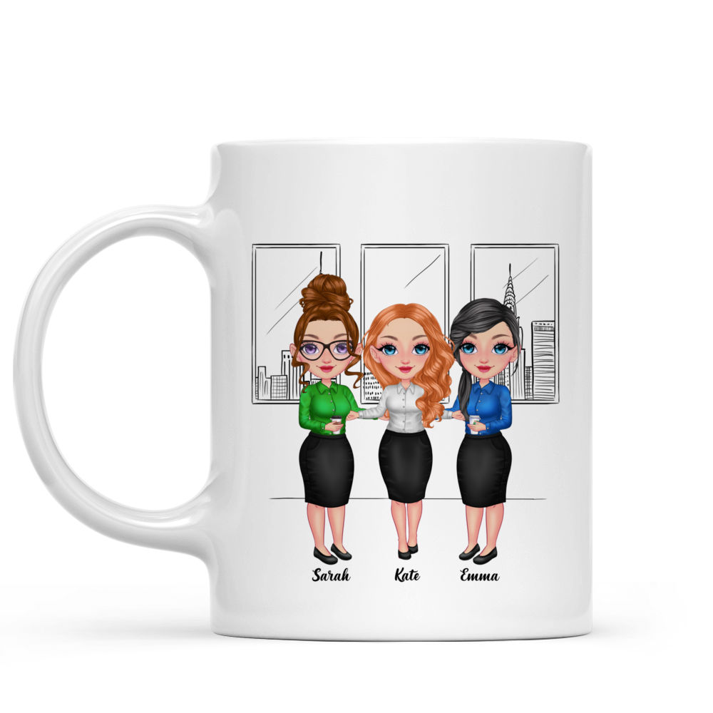 Colleague Mug - Work make us colleagues but our potty mouths & inappropriate conversations made us Friends - Personalized Mug_1