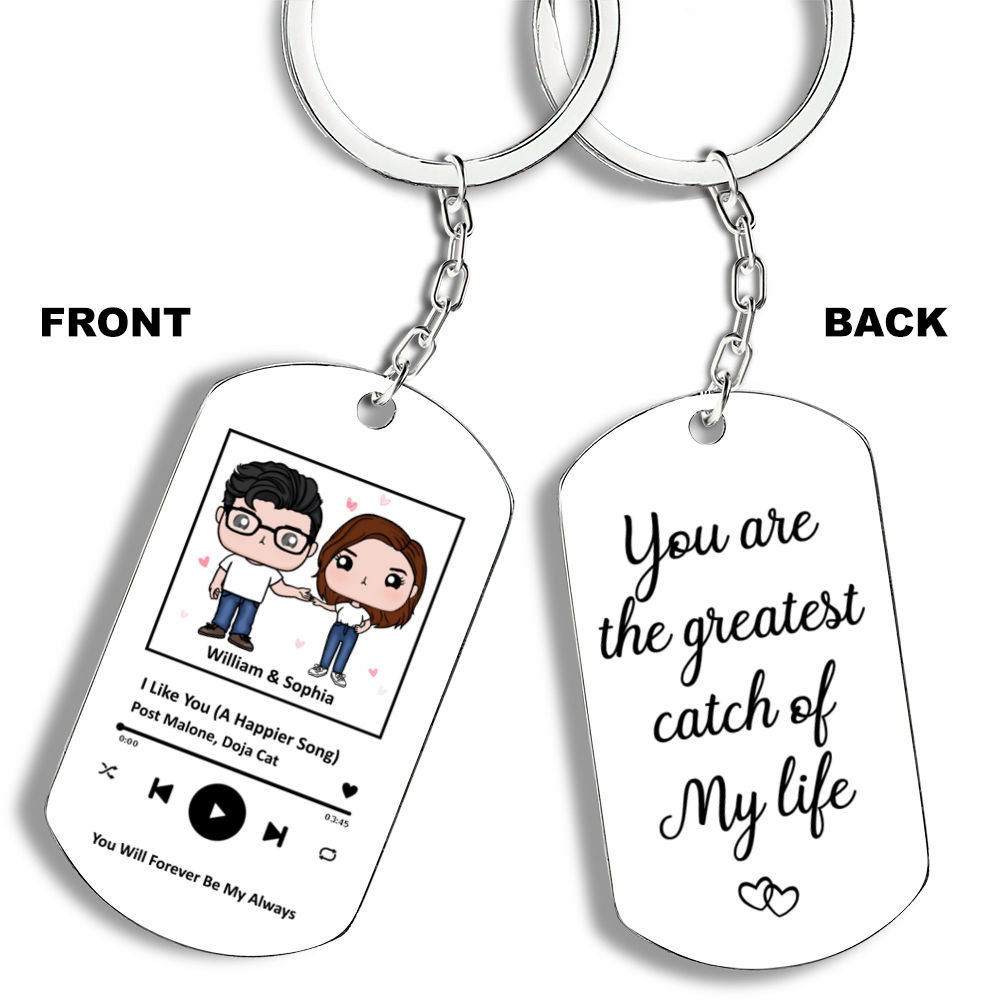 Gossby Personalized Keychain 51x29 - Up to 9 People - Brother & Sister The Greatest Gifts Are Not Wrapped in Paper But in Love