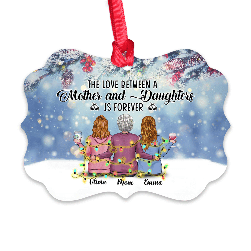 Mother & Daughter - Christmas Ornament - Medallion Ornament - The love ...