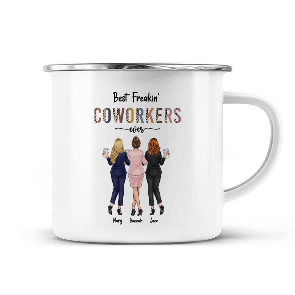 Work Made Us Coworkers - Personalized Mug - Gift For Work Besties, Col –  Macorner