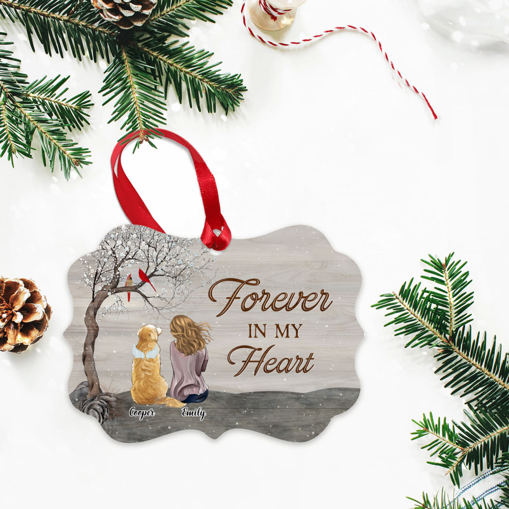 Xmas Ornament - Forever In My Heart - Personalized Ornament_4