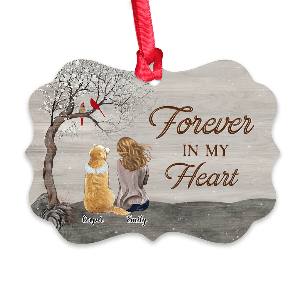 Xmas Ornament - Forever In My Heart - Personalized Ornament_3