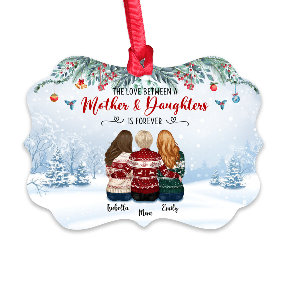 Mother & Daughter - Christmas Ornament - The love between a mother and ...