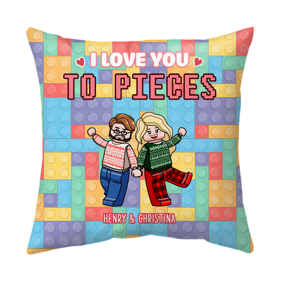 Gifts For Couple - I love you to pieces - Anniversary Gifts - Valentine's Day Gifts For Her, Him, Wife, Husband, Girlfriend
