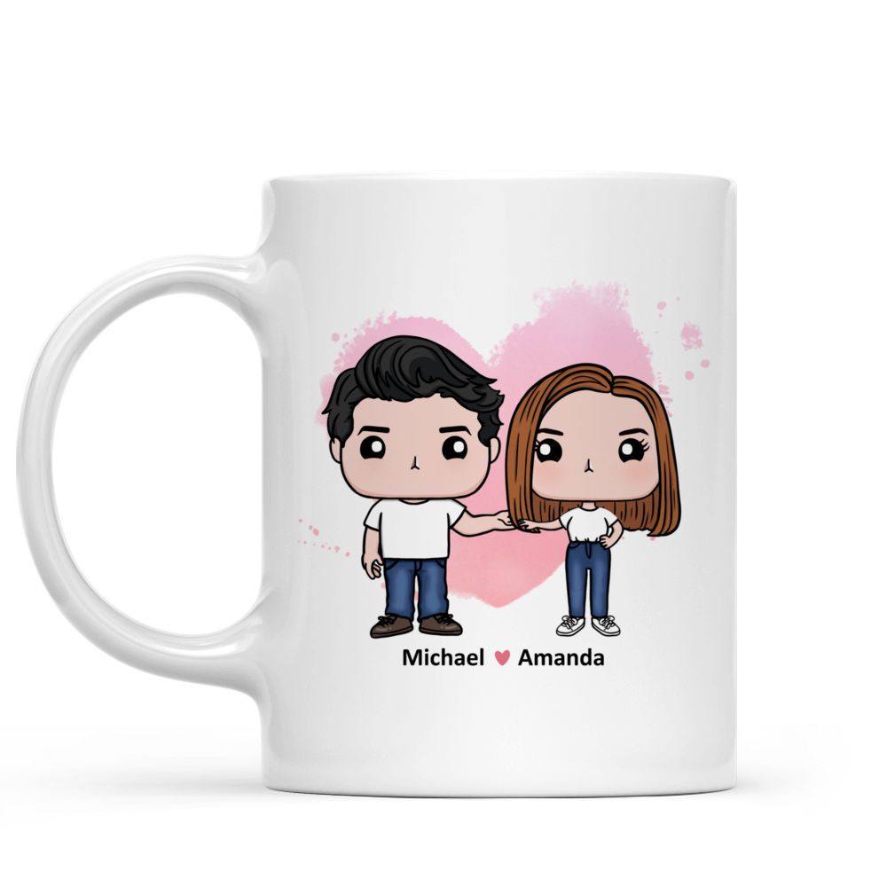 The Best Gift for Valentine's Day - Couple Figure - My Soulmate - Gifts For Couple - Personalized Mug_1