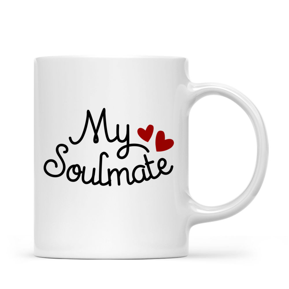 The Best Gift for Valentine's Day - Couple Figure - My Soulmate - Gifts For Couple - Personalized Mug_2