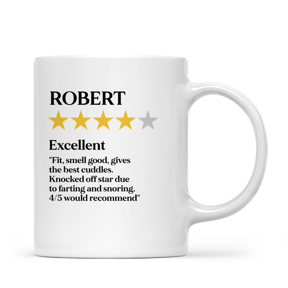 Personalized Mug - Funny Valentine's Day Gifts - Custom Review & Rating Mug_1