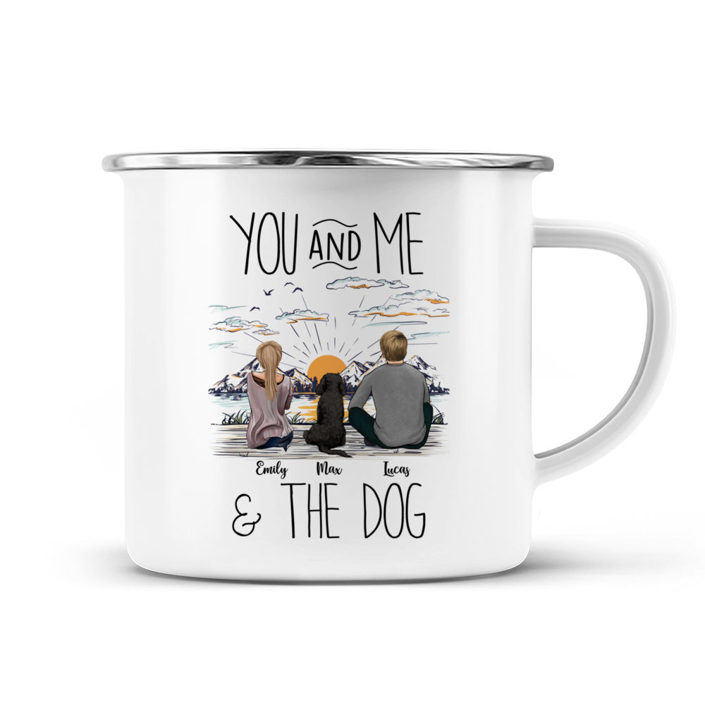 Personalized dog mug gifts for dog lovers - Wooden Dock - 2250