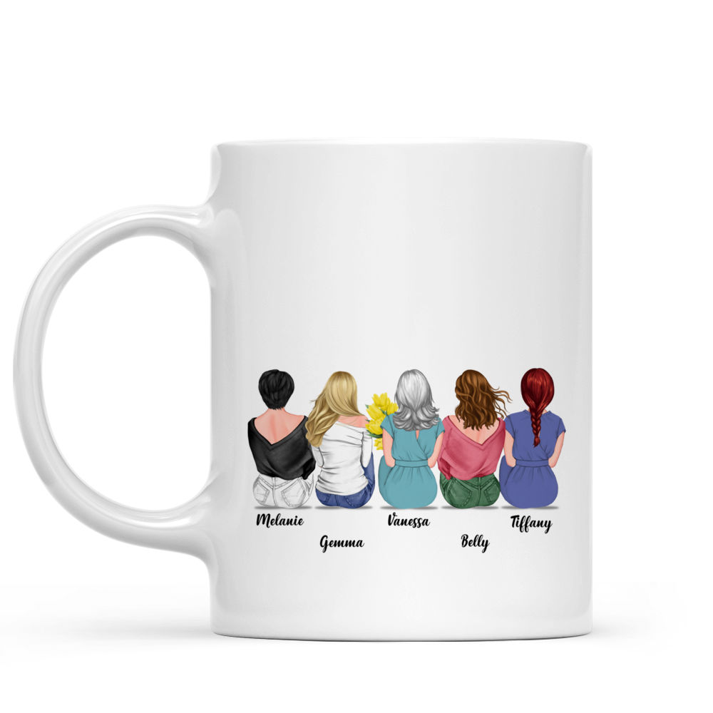 Personalized Mug - Mother's Day 2024 - Mother & Daughters - The Love between a Mother and Daughter is forever_2