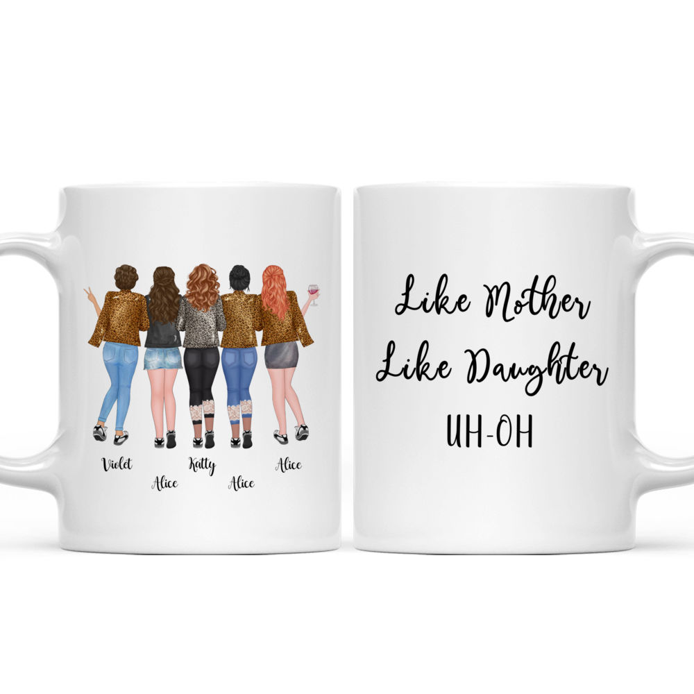 Personalized Mug - Mother's Day 2024 - Mother's Day Gift - Like mother Like daughter UH-OH_4