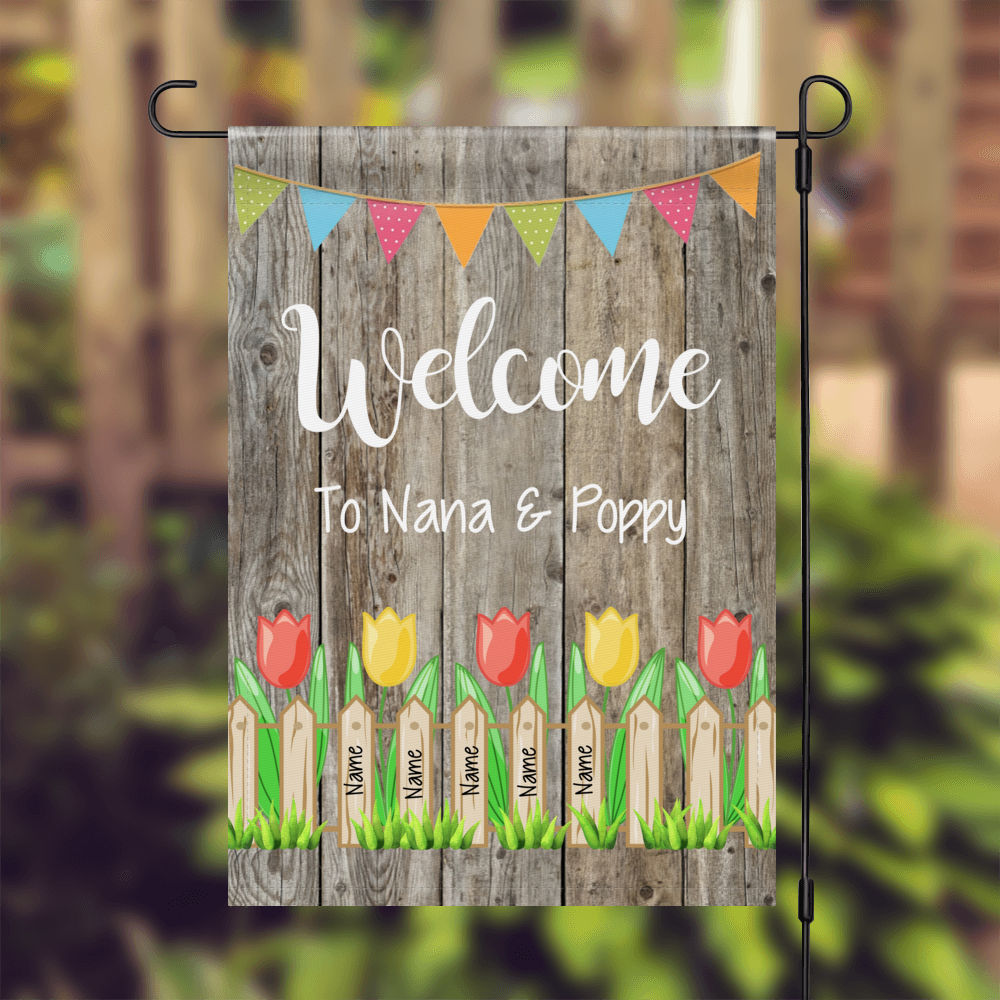 Mother's Day New Listing 2023 - Gardening - Personalized Grandma Garden Flag With Grandkids Names_1