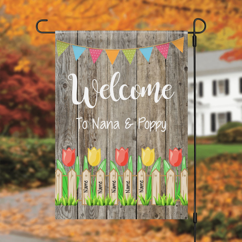 Mother's Day New Listing 2023 - Gardening - Personalized Grandma Garden Flag With Grandkids Names_2