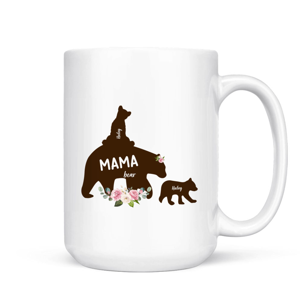 Mama Bear Personalized Latte Mug