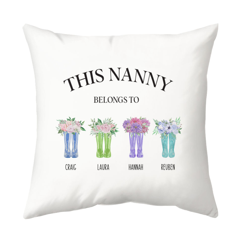 Personalized Pillow - Mother's Day 2024 - This Nanny belongs to