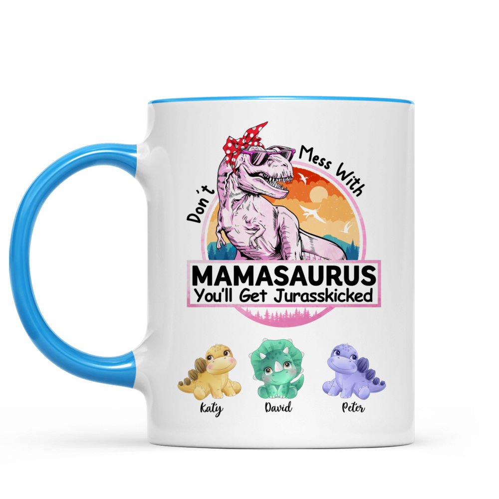 Mamasaurus Jurasskicked Mug dinosaur Gift That Changes Color Mug Cheap  Retro Ceramic Cups - AliExpress