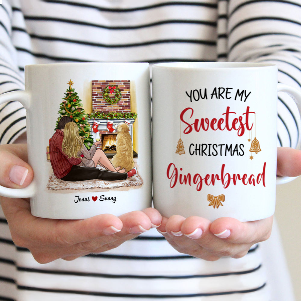 Personalized Mug - You Are My Sweetest Christmas Gingerbread Custom Mug