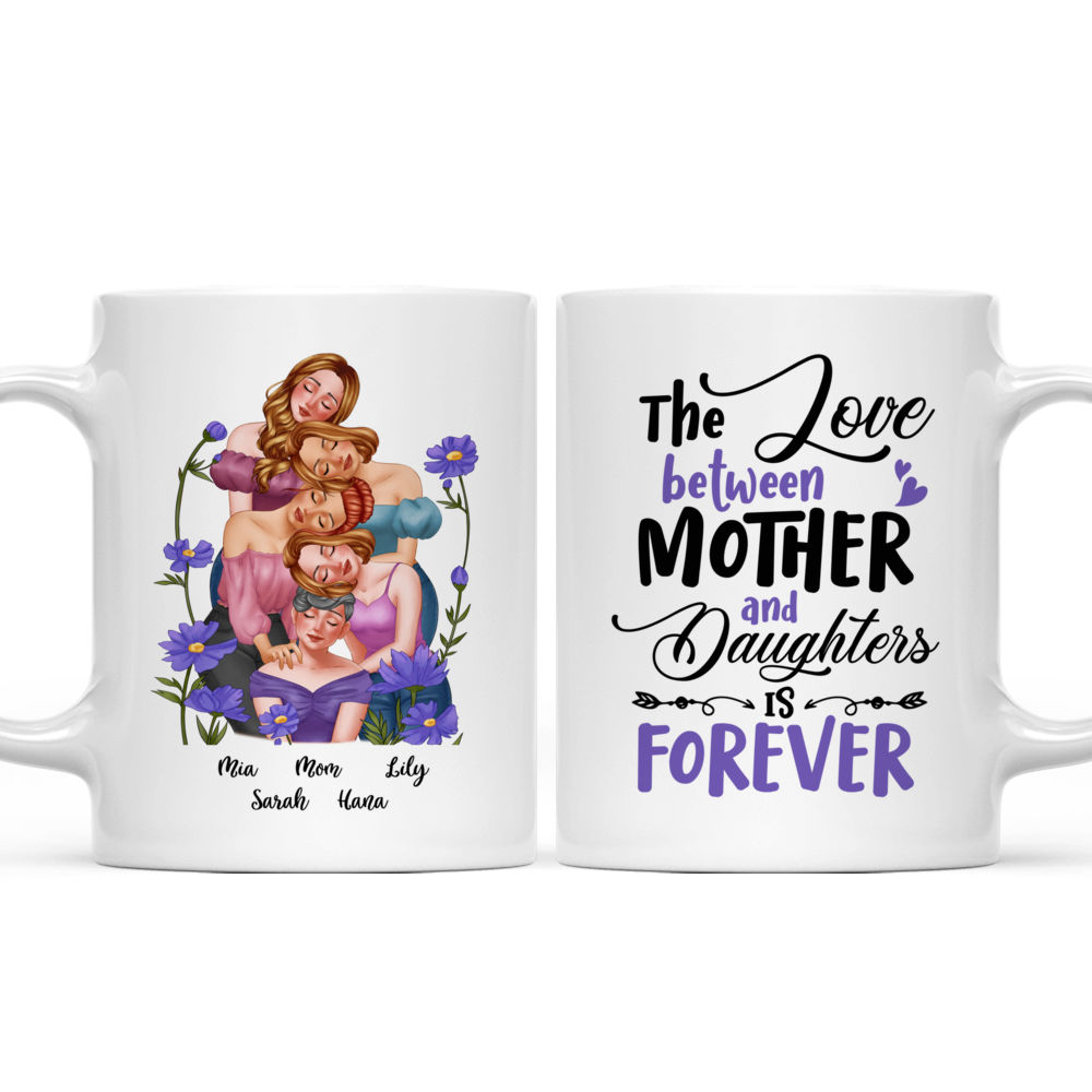 Personalized Mug - Mother and Daughter - The Love Between Mother and Daughters is Forever (37528)_3