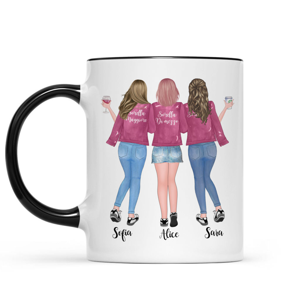 Tazza mug 11 oz Vuoi essere la mia Damigella? Best friends,  personalizzabile con nomi e dediche!