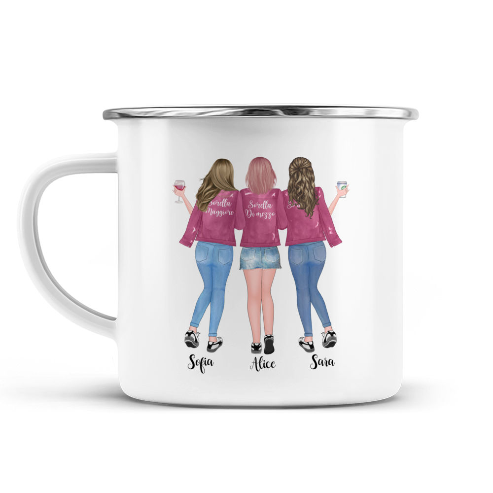 Tazza mug 11 oz Vuoi essere la mia Damigella? Best friends,  personalizzabile con nomi e dediche!