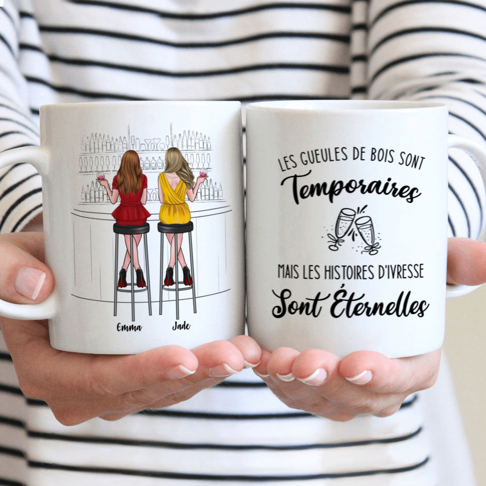 Mug meilleure amie personnalisé