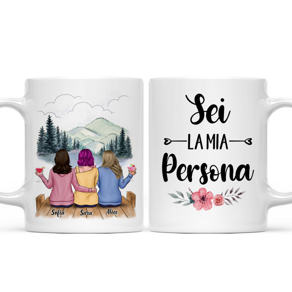 Personalized Mug - Tazza Personalizzata - Regali per i migliori amici - Sei  la mia persona - Italia