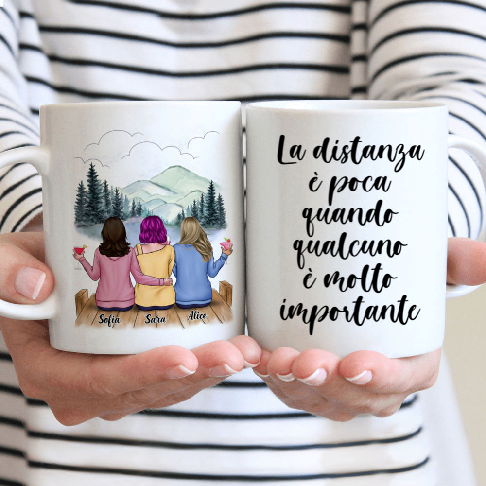 Two Women Custom Best Friends Mug — Glacelis