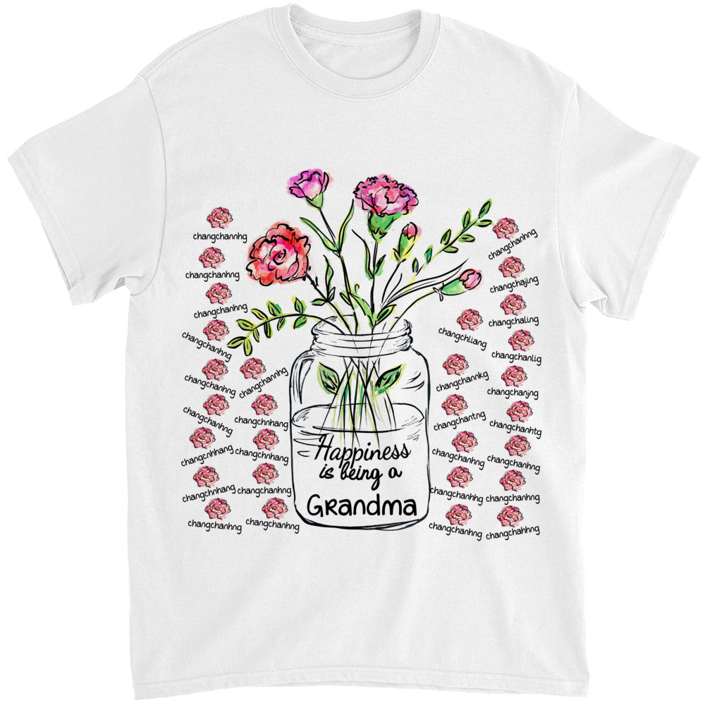 Personalized Shirt - Family - Love Flower - A Gift That Makes Them Smile - Up to 29 kids_4