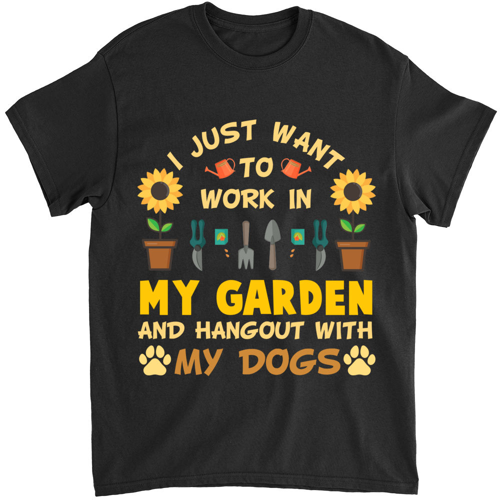 Personalized Shirt - Mother's Day 2024 - Gardeners - I just want to work in my garden_1