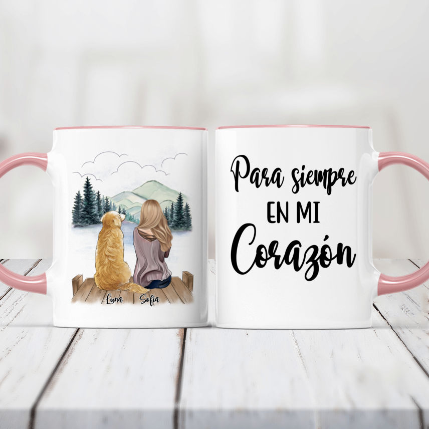 Tazas Personalizadas - Para siempre en mi corazón - Regalos Personalizados  - Spanish