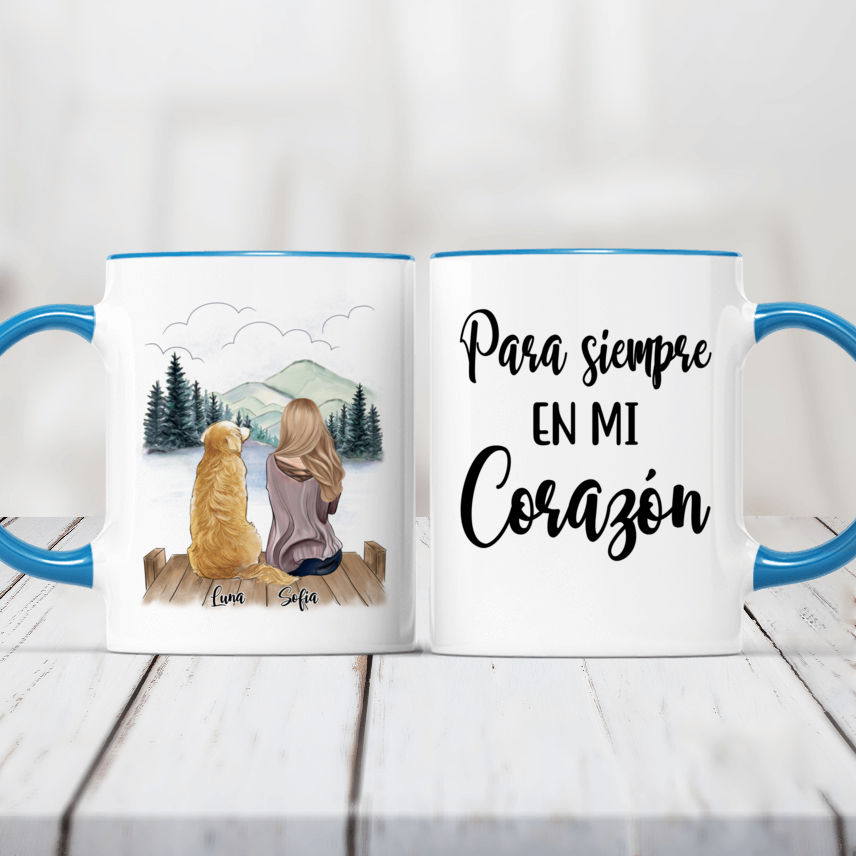 Tazas Personalizadas - Para siempre en mi corazón - Regalos Personalizados  - Spanish