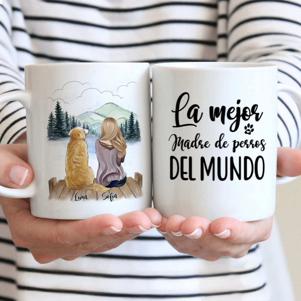 Personalized Mug - Tazas Personalizadas - La mejor madre de perros del  mundo - Regalos Personalizados - Spanish