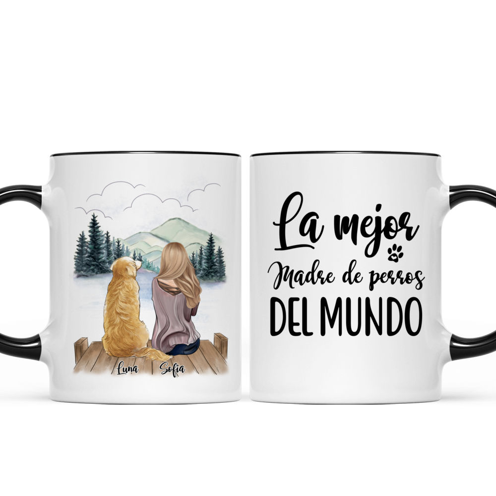 Personalized Mug - Tazas Personalizadas - La mejor madre de perros del  mundo - Regalos Personalizados - Spanish