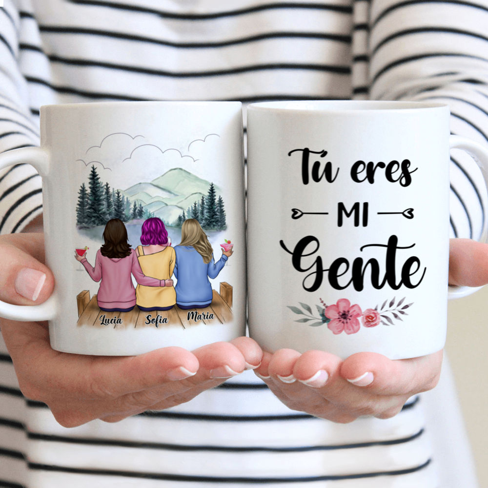 Personalized Mug - Tazas Personalizadas - Tú eres mi gente - Regalos Rersonalizados - Spanish