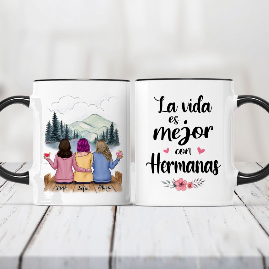 Tazas Personalizadas para regalar a las hermanas