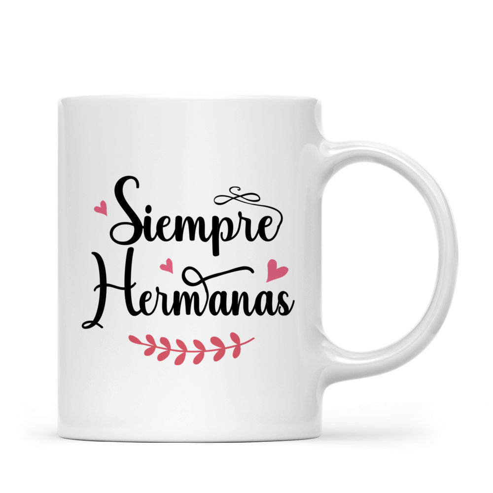 Tazas Personalizadas - Siempre  Hermanas - Regalos Personalizados - Spanish - Personalized Mug_2