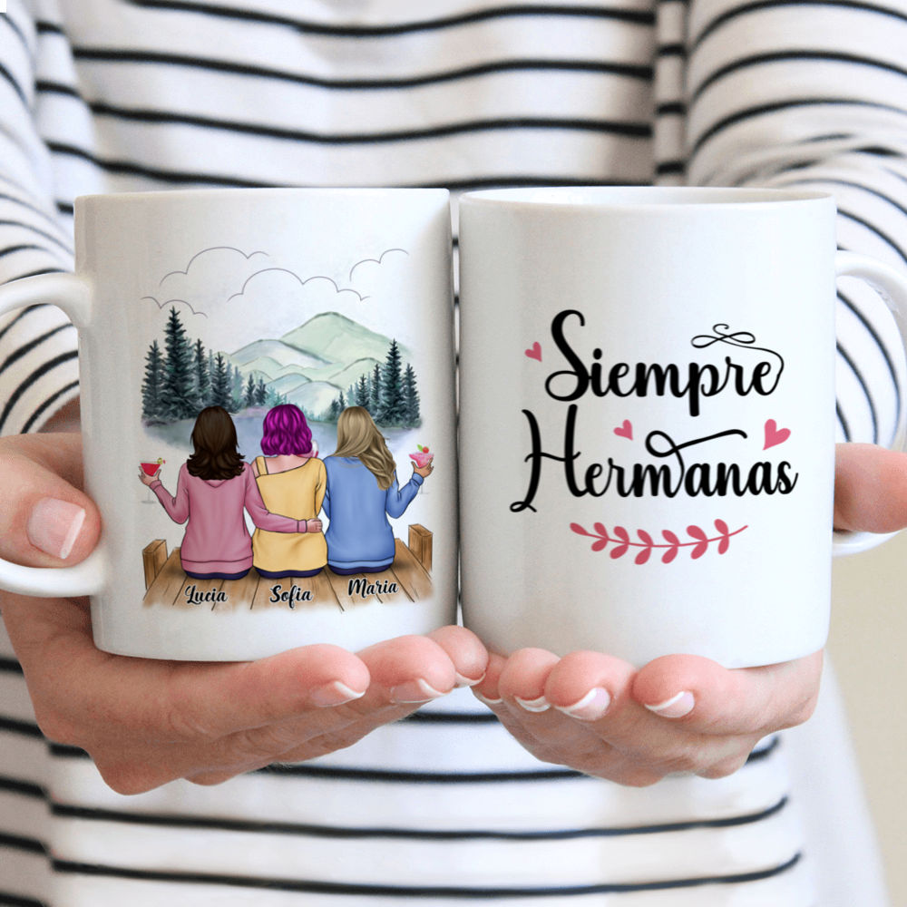 Personalized Mug - Tazas Personalizadas - Siempre Hermanas - Regalos  Personalizados - Spanish